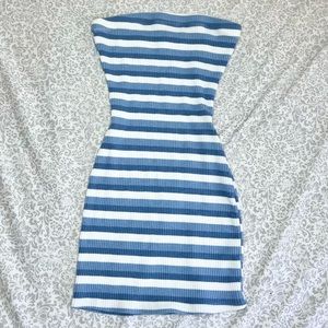 Blue & White Stripped Dress